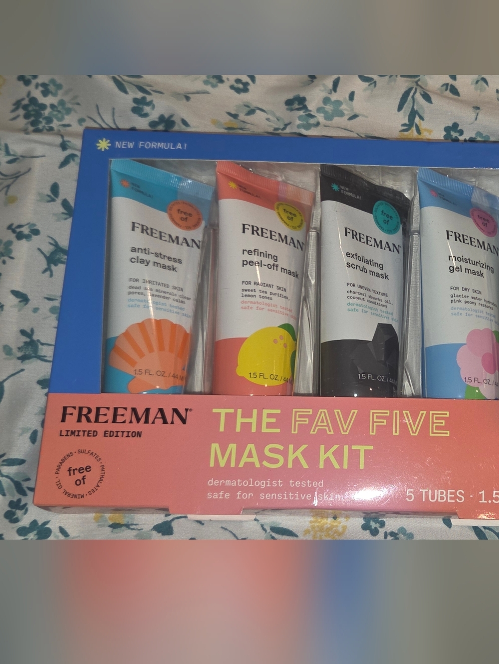 Freeman The Fav Five Mask Kit - 5-Tube Skincare Set (Multicolor)
